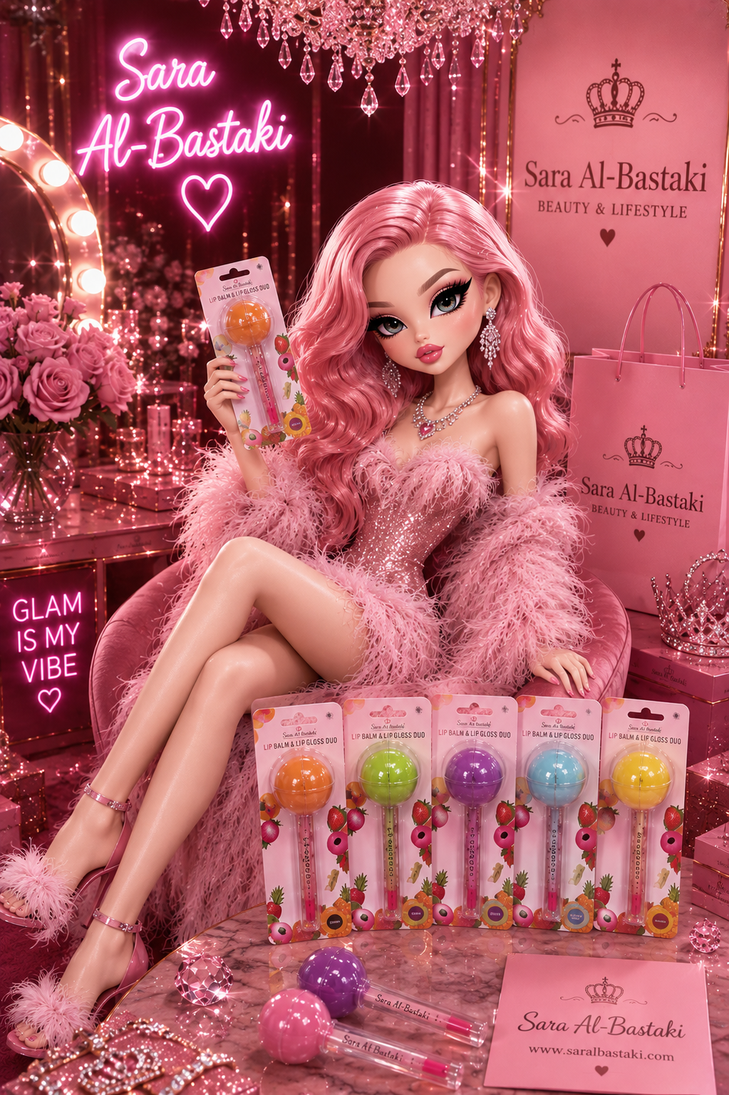 Lollipop  Lip Balm & Lip Gloss Duo