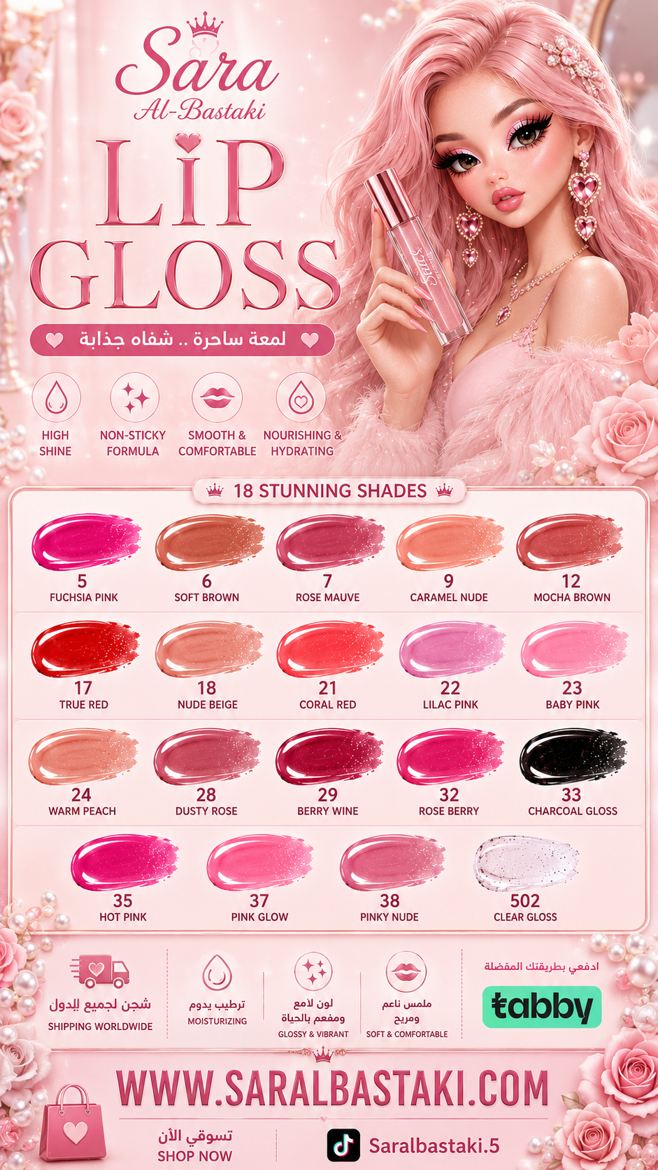 RABBIT LIPS & NUDS LIP GLOSS
