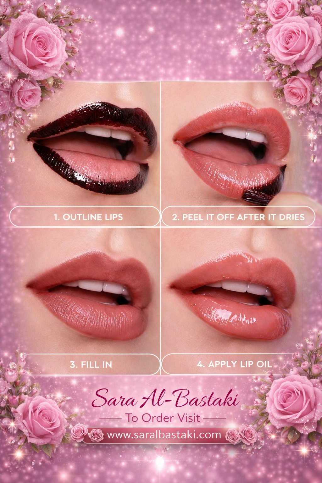 Crimson Vow Tear-Off Tint + Water Melon 🍉