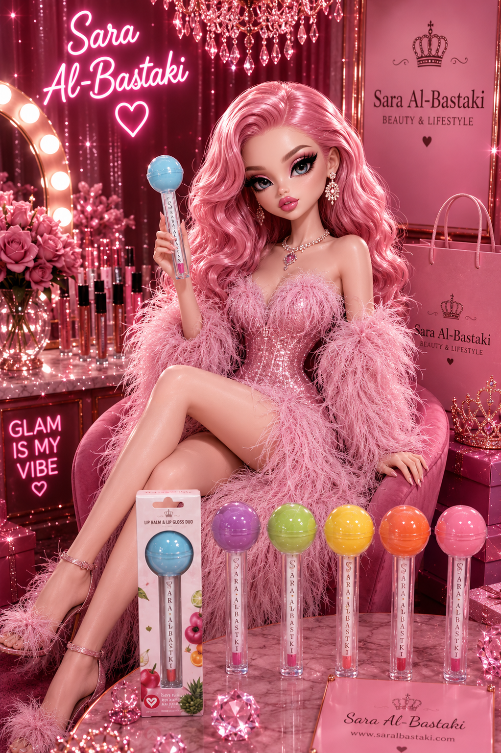 Lollipop  Lip Balm & Lip Gloss Duo