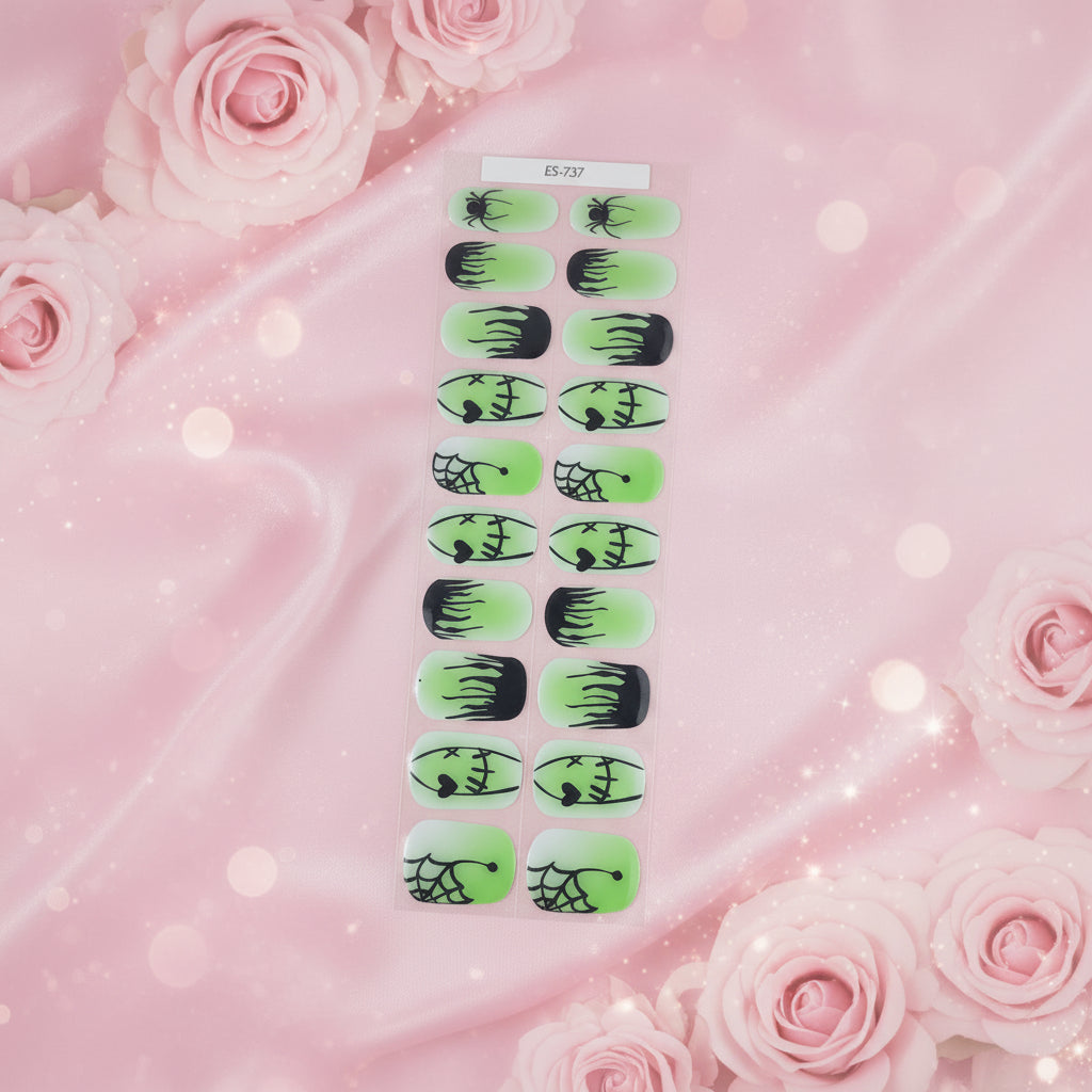 No.2 UV Semi-Cured Gel Nail sticker Lamp Needed