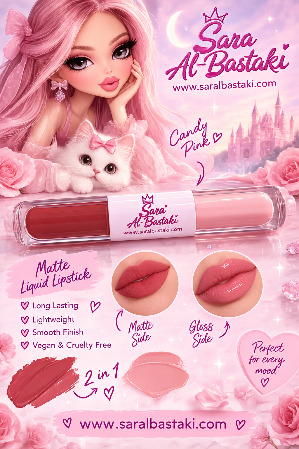 Two in one Lip Matte  + Lip gloss