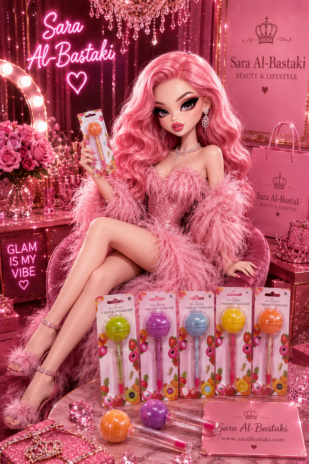 Lollipop  Lip Balm & Lip Gloss Duo