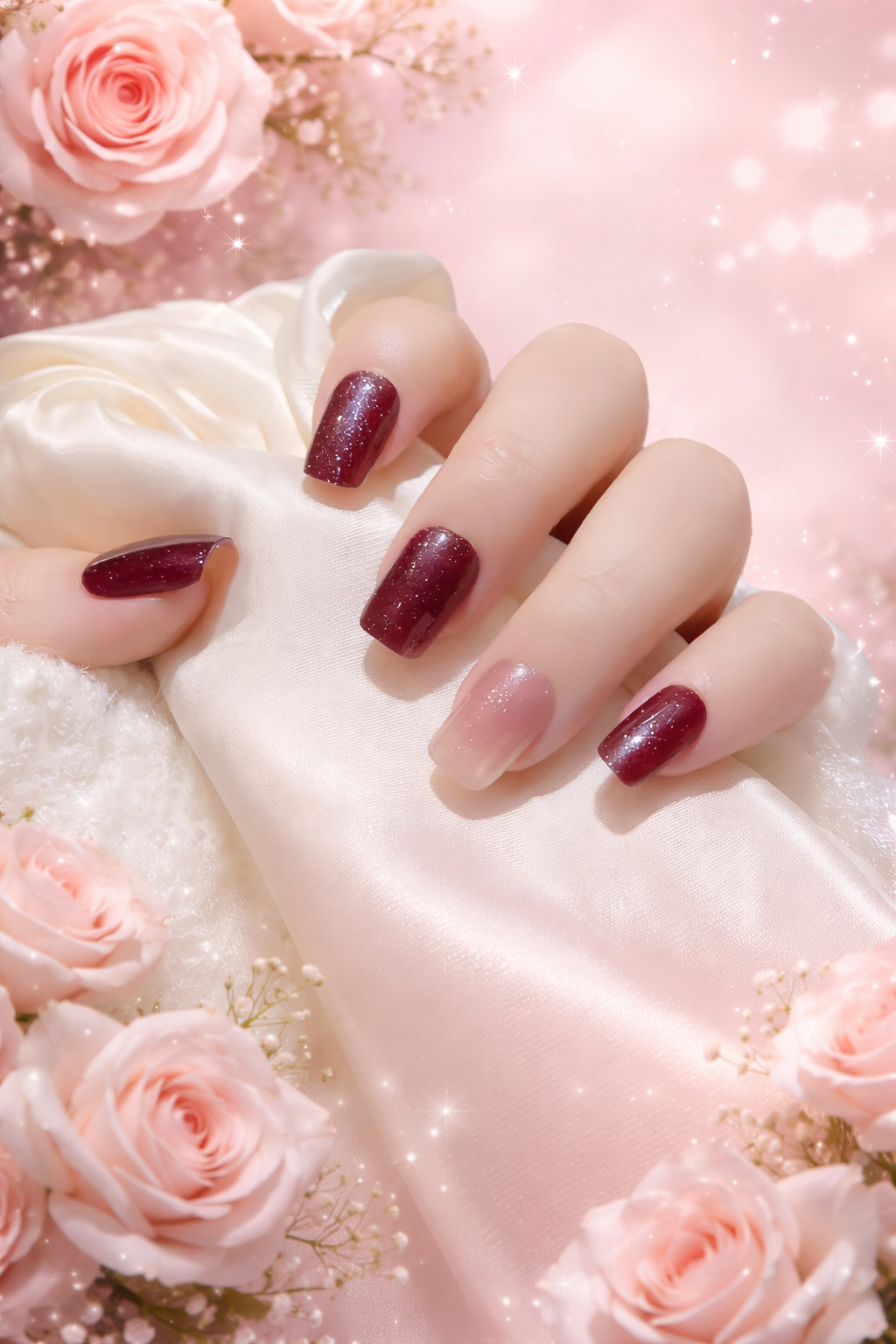 No.1 UV Semi-Cured Gel Nail sticker Lamp Needed