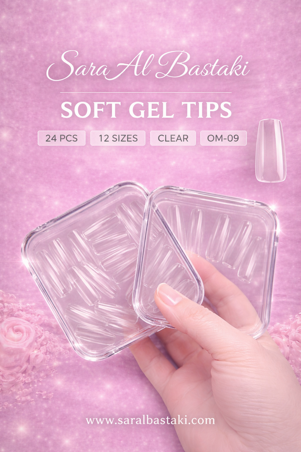 SOFT GEL TIPS - CLEAR NAIL No.2