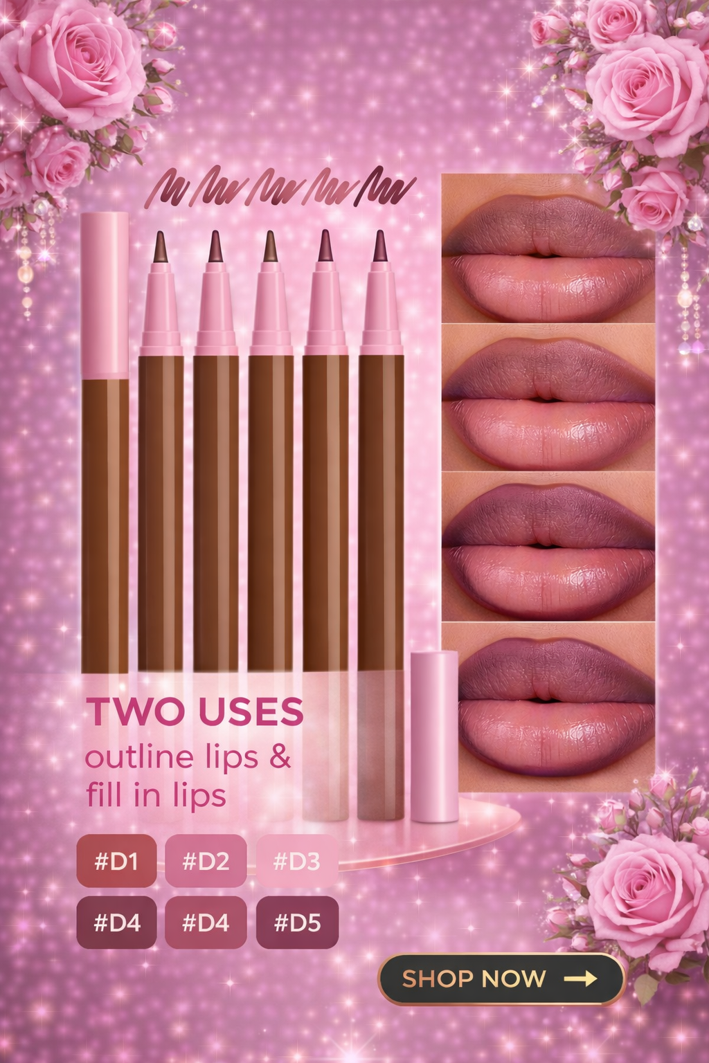 Lip Liner Tint No.4 Light Brown