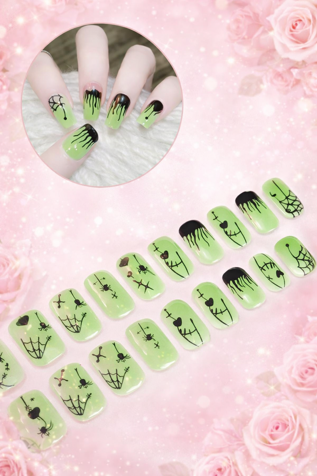 No.2 UV Semi-Cured Gel Nail sticker Lamp Needed
