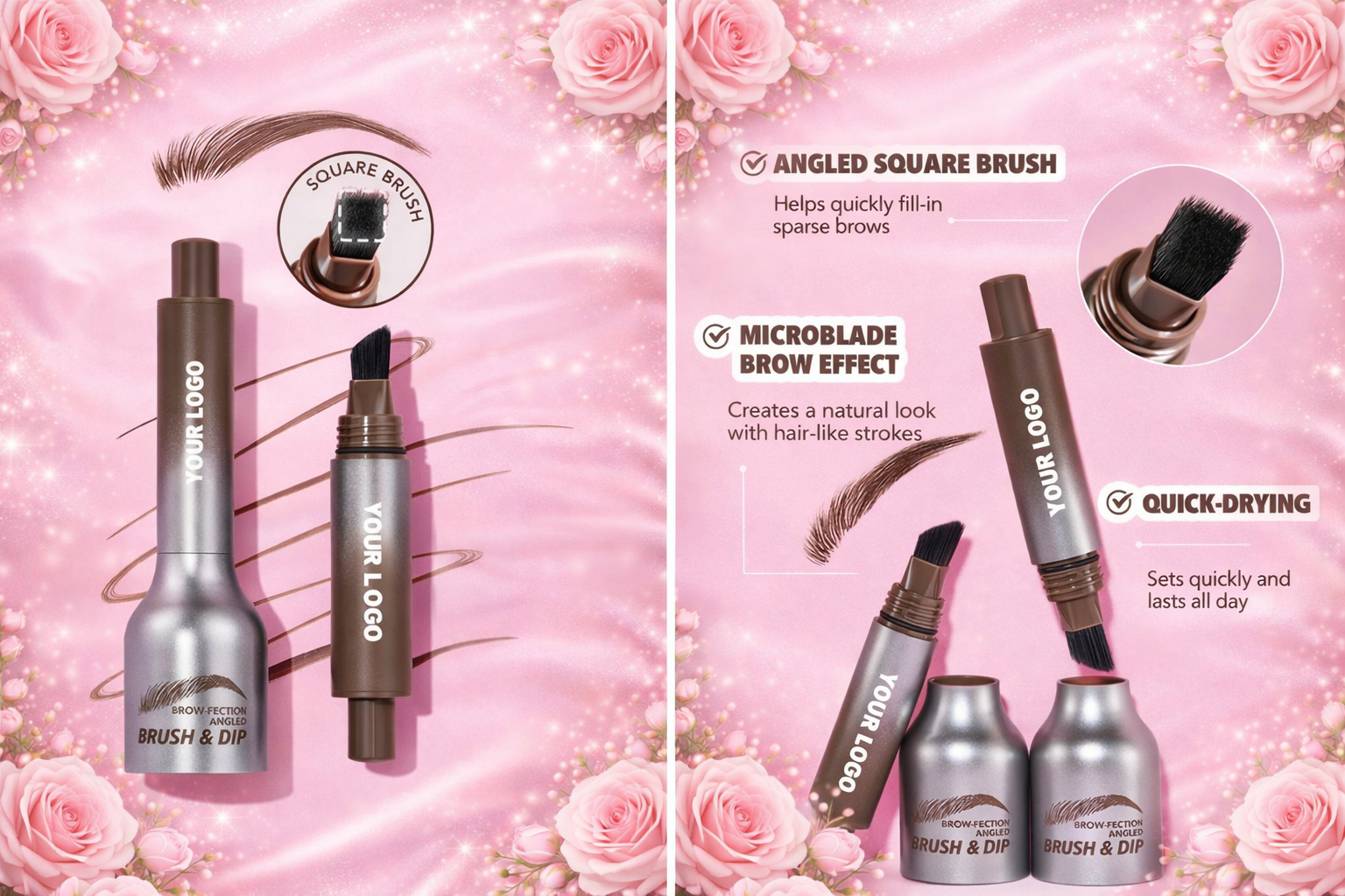 Eyebrow Cream with Brush No.1