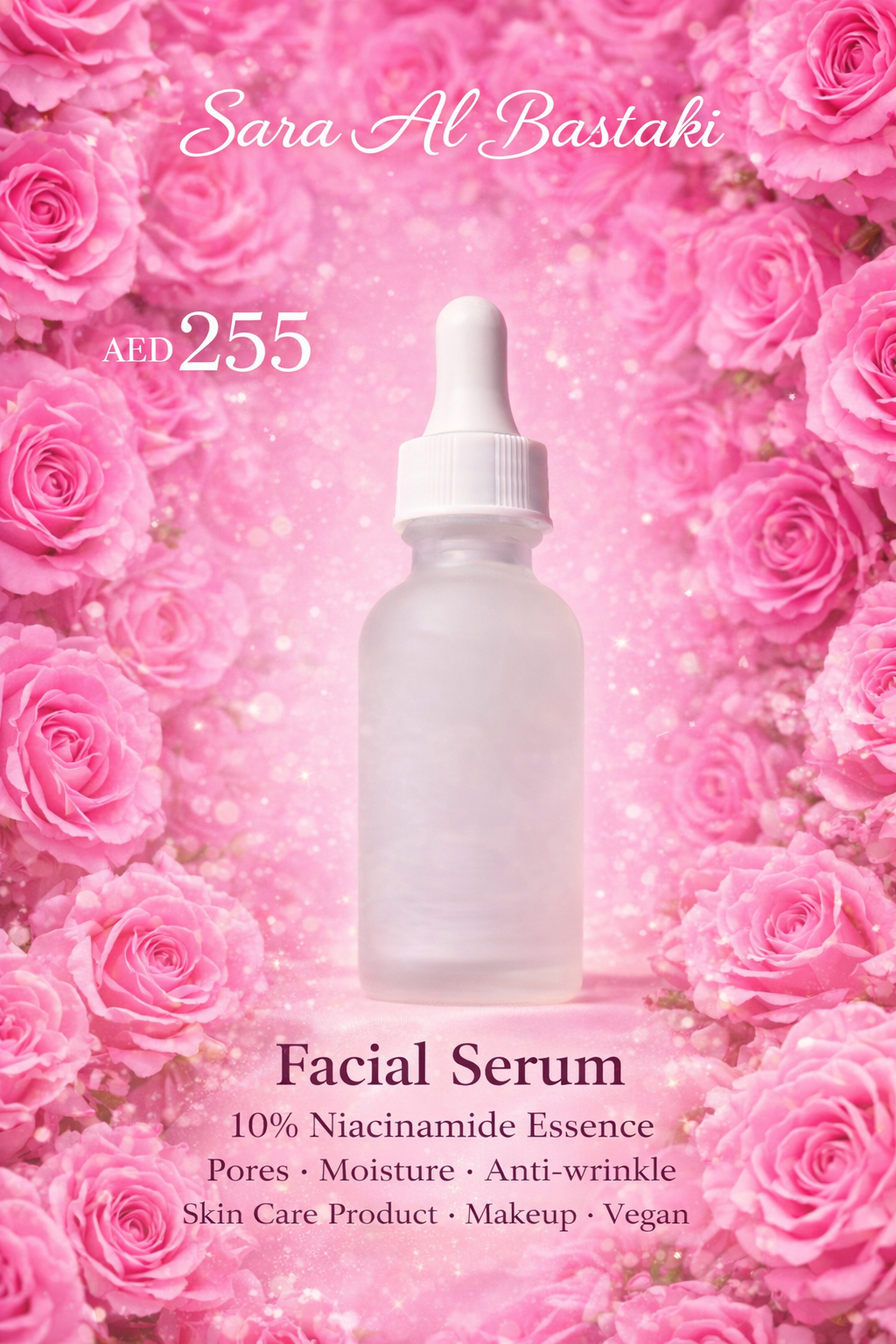 Facial Serum 10% Niacinamide Essence Pores Moisture Anti-wrinkle Skin Care Product Makeup Vegan