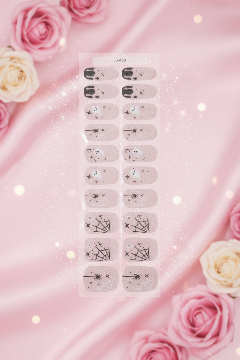 No.4 UV Semi-Cured Gel Nail sticker Lamp Needed