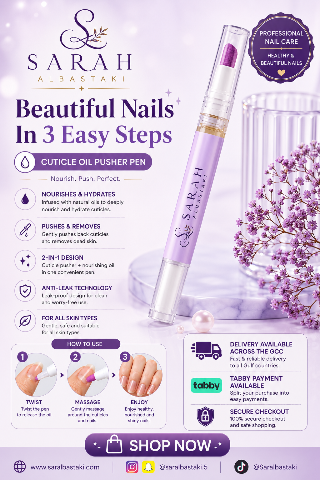 Cuticle Pusher oil