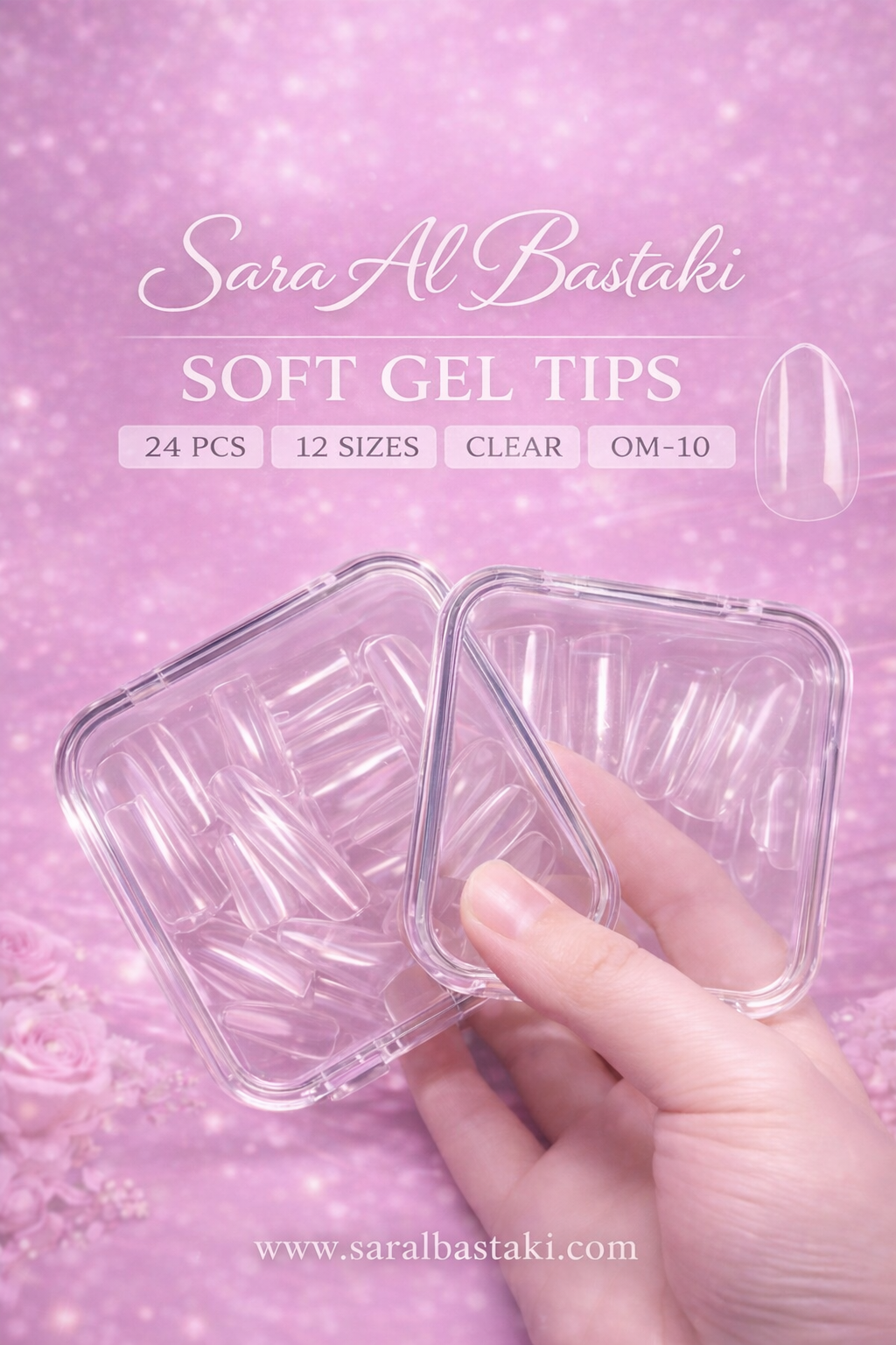SOFT GEL TIPS - CLEAR NAIL No.1