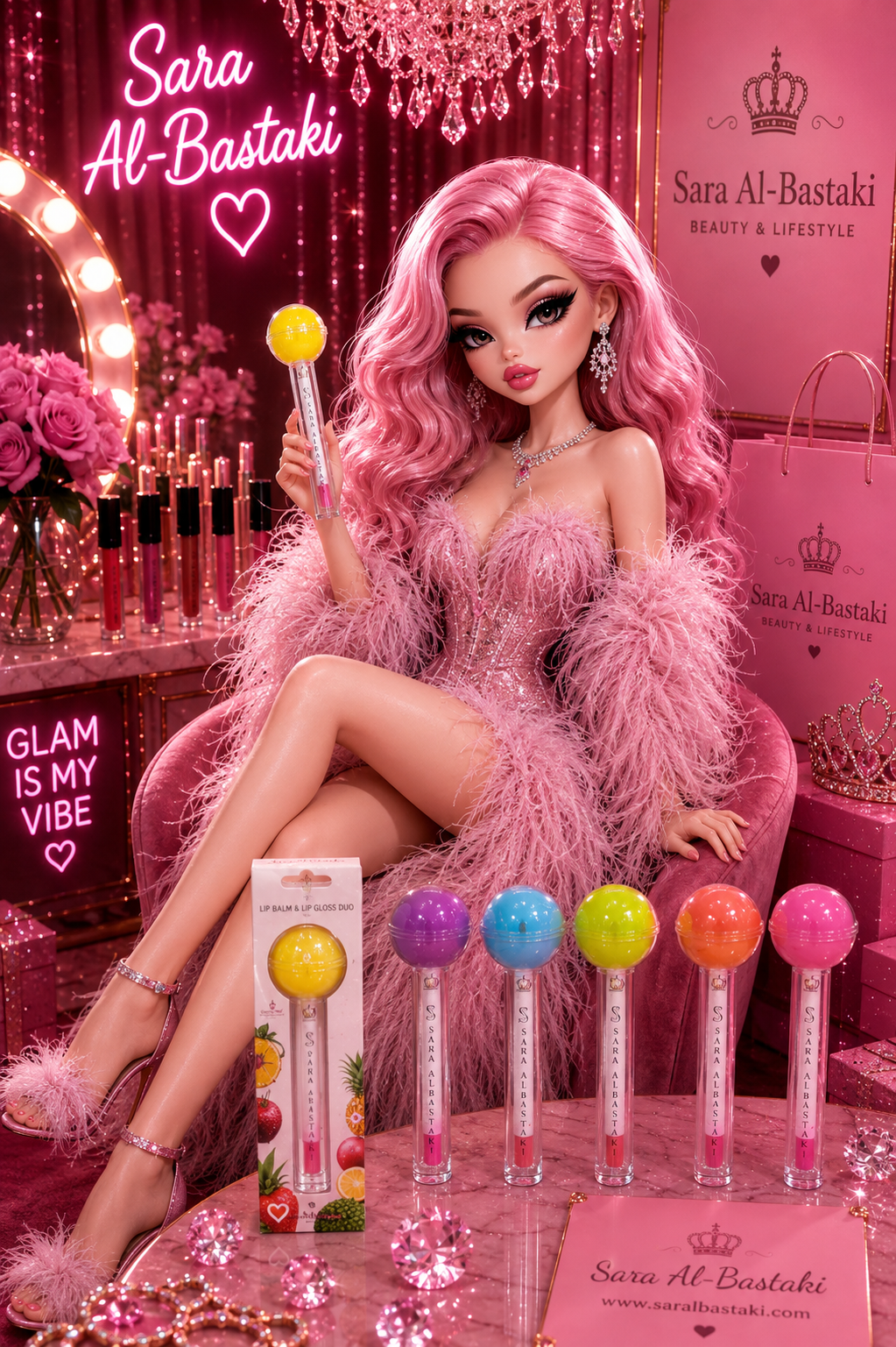 Lollipop  Lip Balm & Lip Gloss Duo