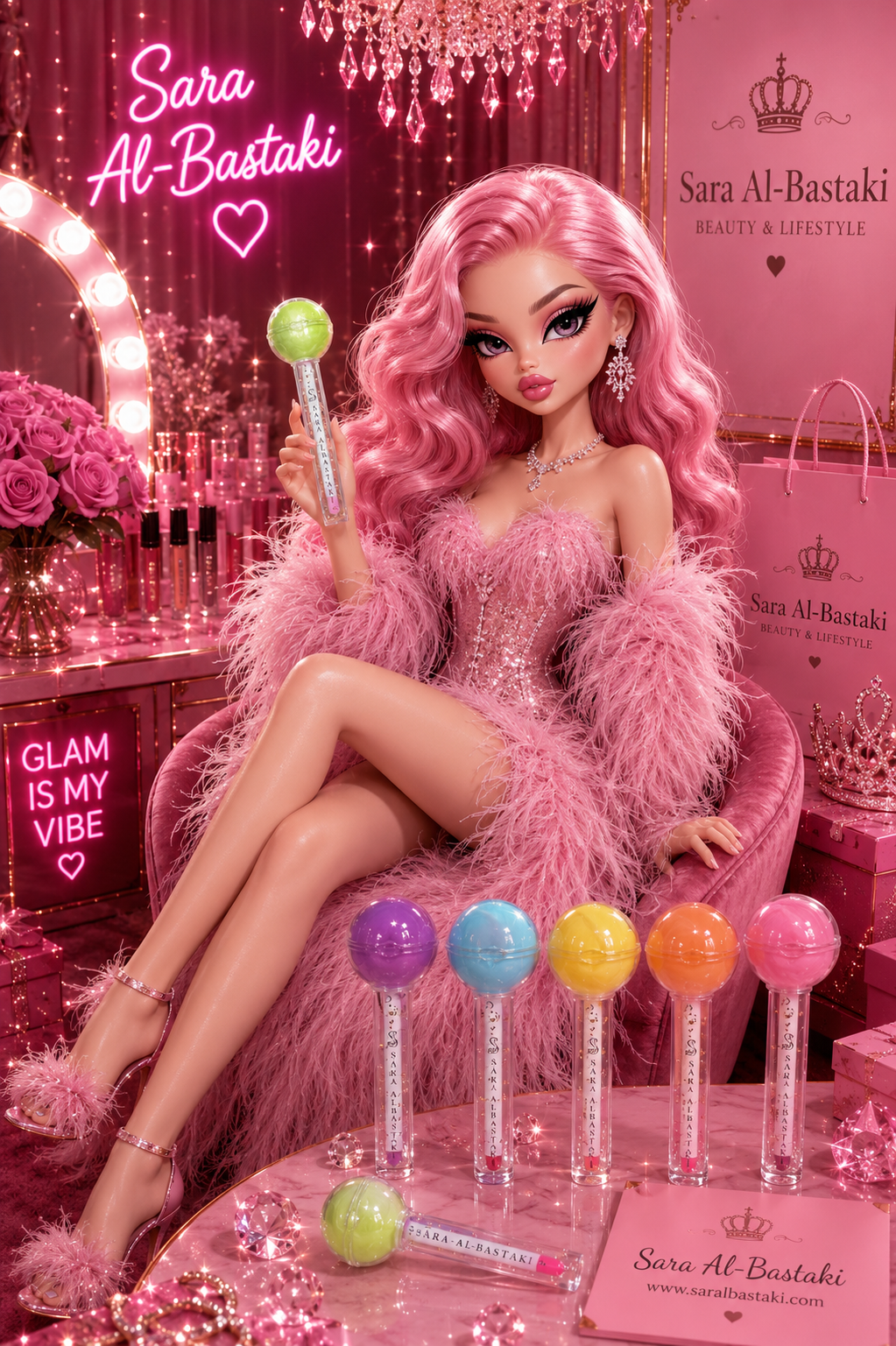 Lollipop  Lip Balm & Lip Gloss Duo