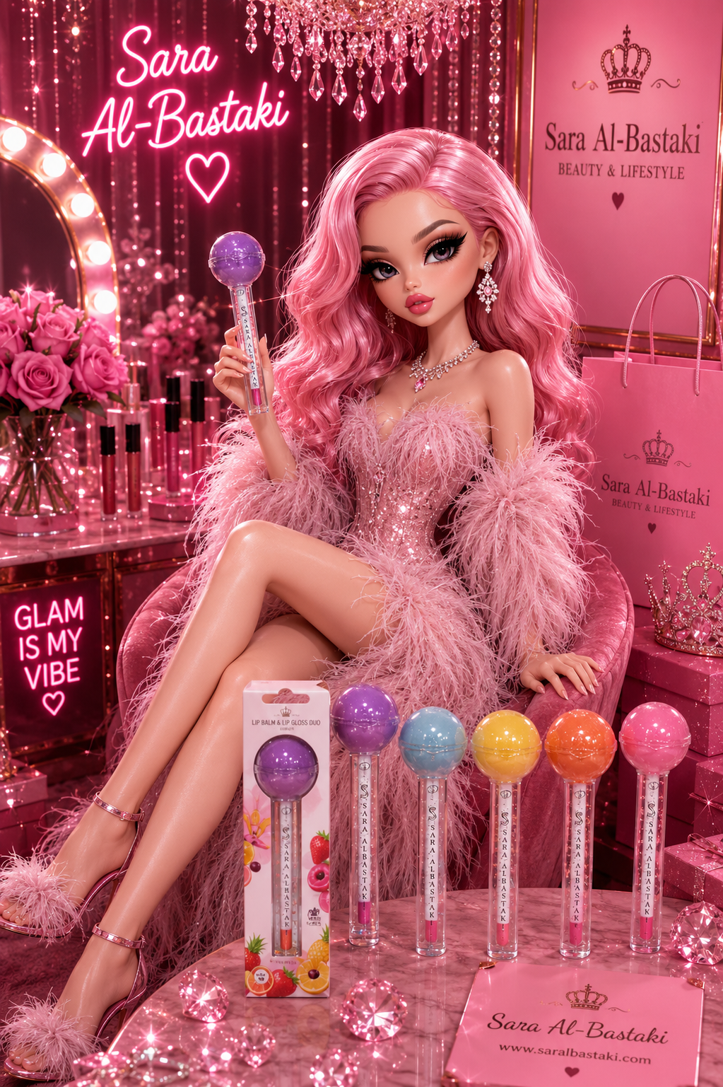 Lollipop  Lip Balm & Lip Gloss Duo